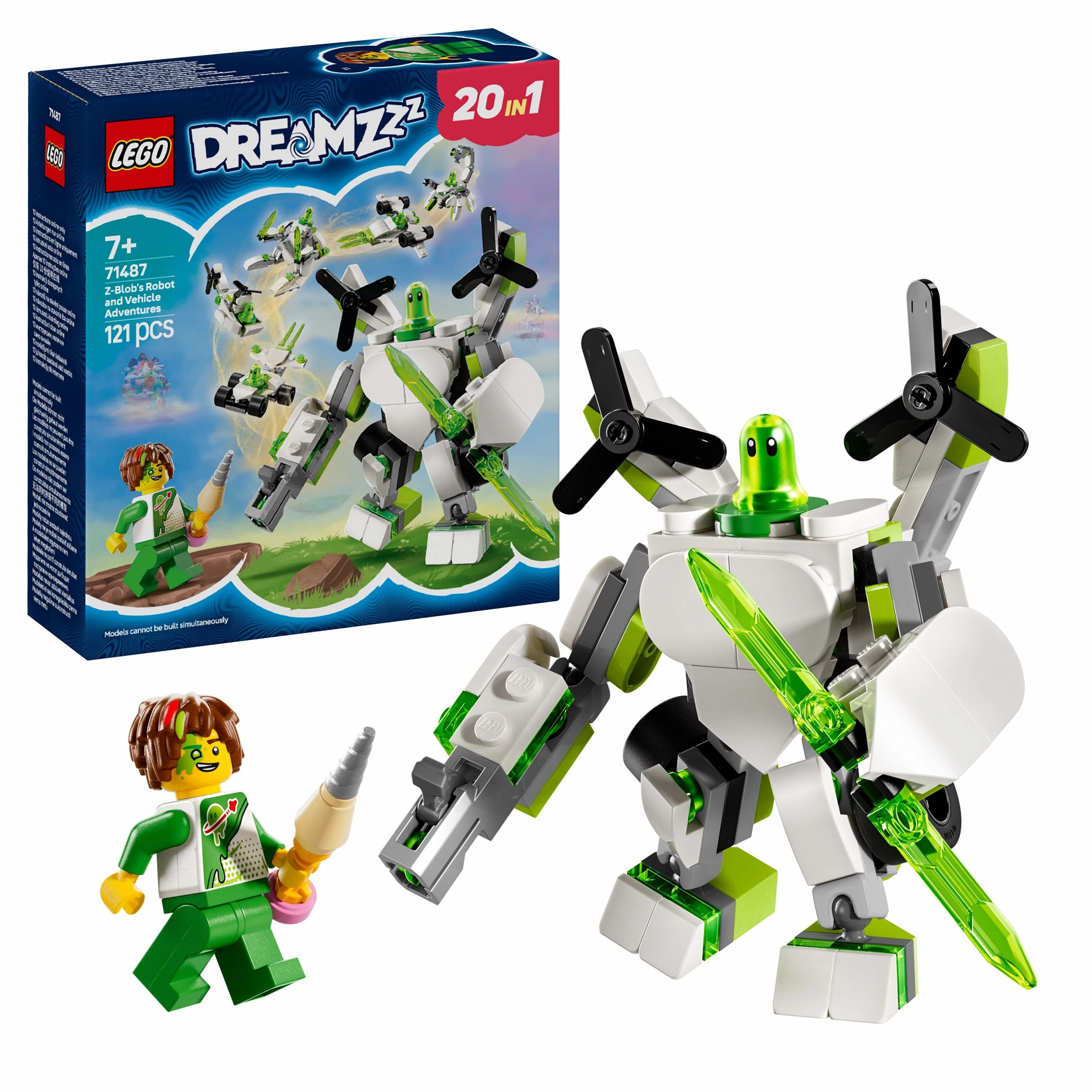 LEGO 71487 DREAMZzz Z-Blob's Robot and Vehicle Adventures