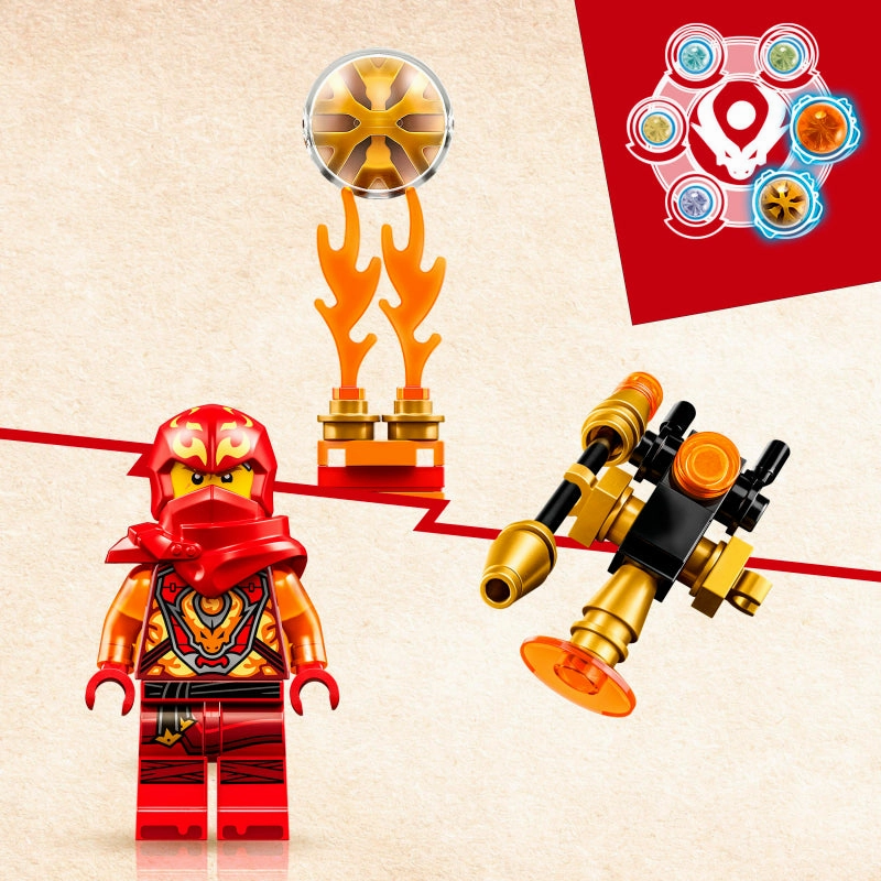 LEGO 71777 NINJAGO Kai's Dragon Power Spinjitzu Flip