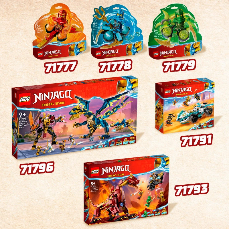 LEGO 71777 NINJAGO Kai's Dragon Power Spinjitzu Flip