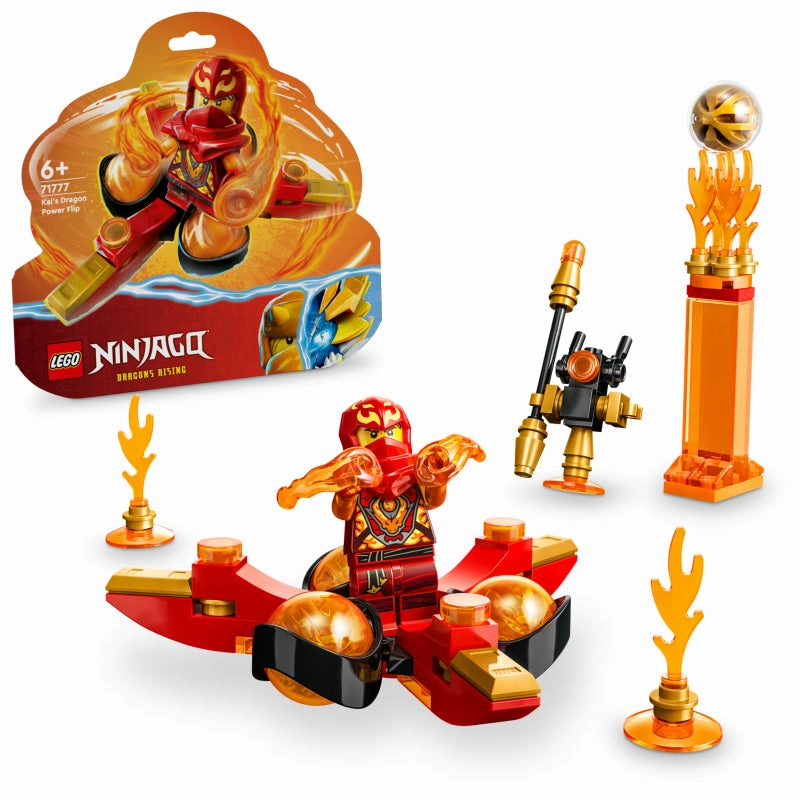 LEGO 71777 NINJAGO Kai's Dragon Power Spinjitzu Flip