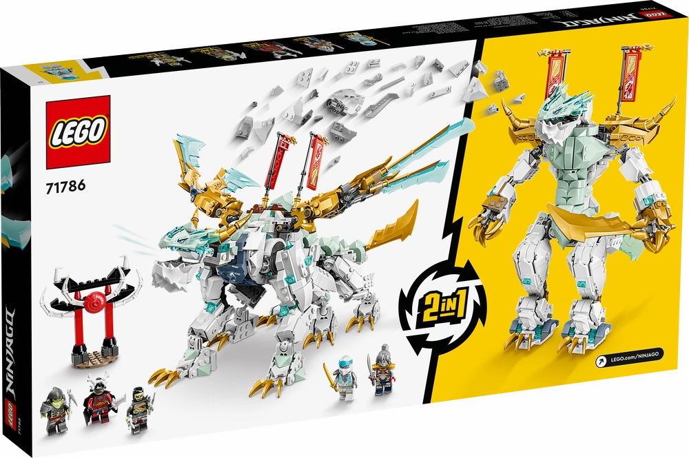 LEGO 71786 NINJAGO ZaneS Ice Dragon Creature