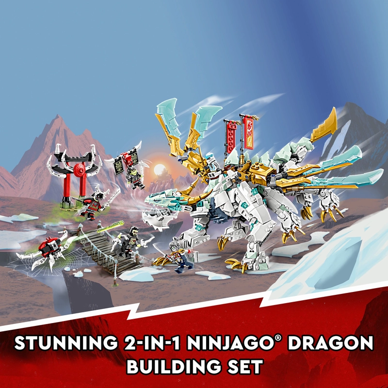 LEGO 71786 NINJAGO ZaneS Ice Dragon Creature