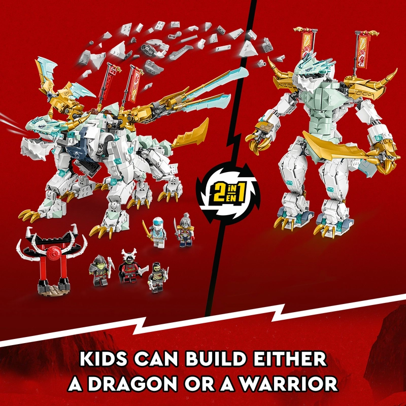 LEGO 71786 NINJAGO ZaneS Ice Dragon Creature