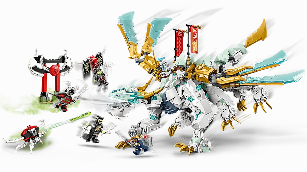 LEGO 71786 NINJAGO ZaneS Ice Dragon Creature