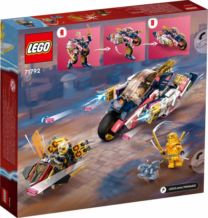 LEGO 71792 NINJAGO Sora's Transforming Mech Bike Racer