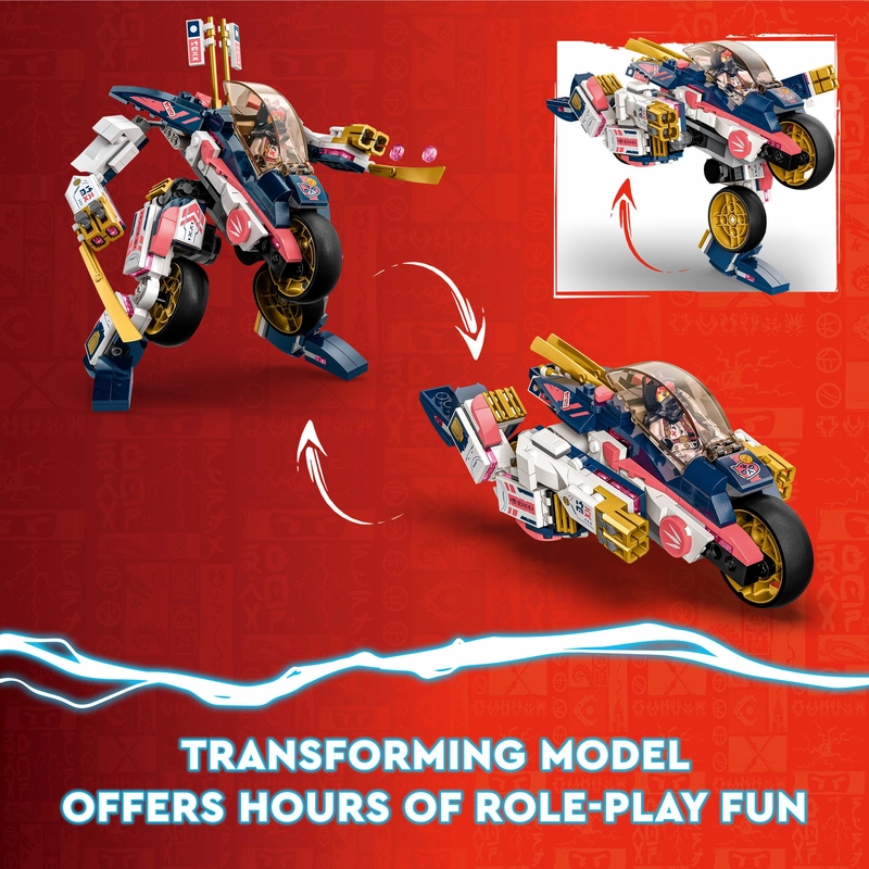 LEGO 71792 NINJAGO Sora's Transforming Mech Bike Racer
