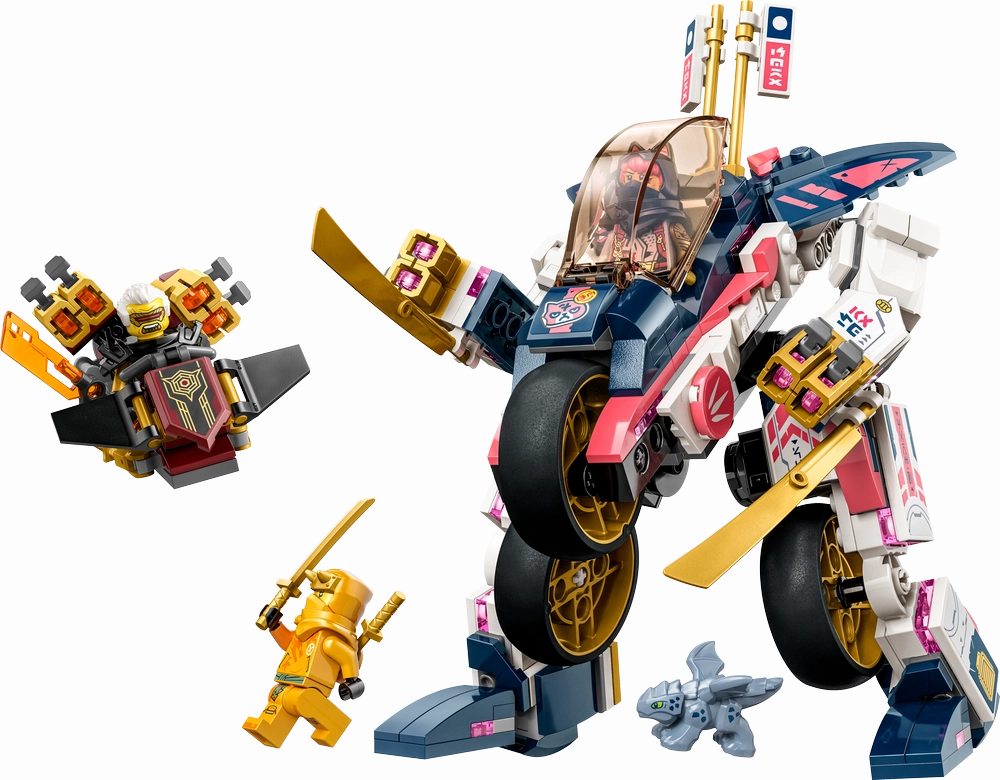 LEGO 71792 NINJAGO Sora's Transforming Mech Bike Racer