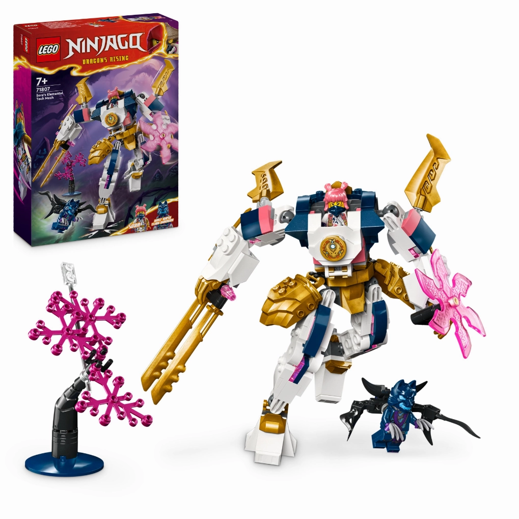 LEGO 71807 NINJAGO Sora's Elemental Tech Mech