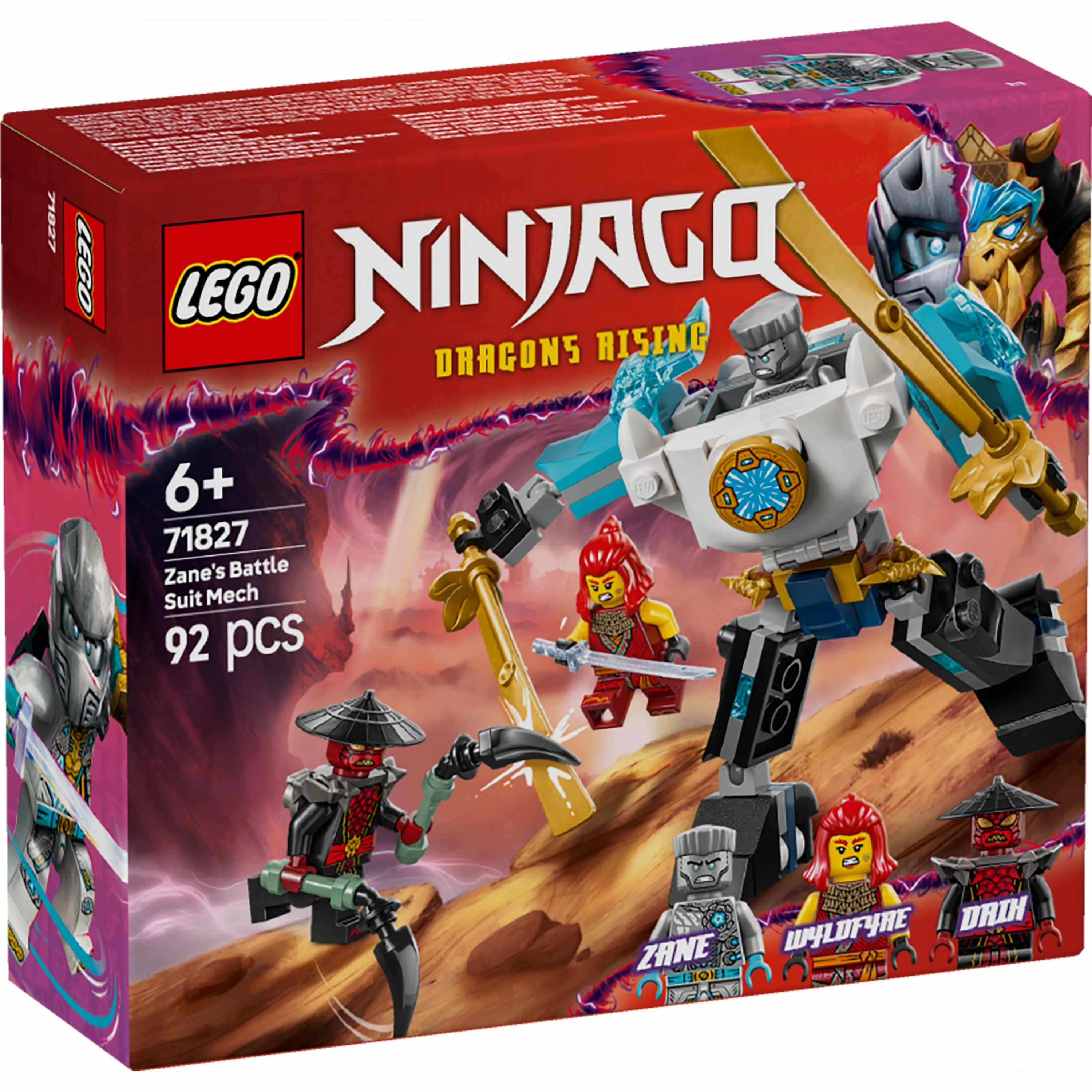 LEGO 71827 NINJAGO Zane's Battle Suit Mech