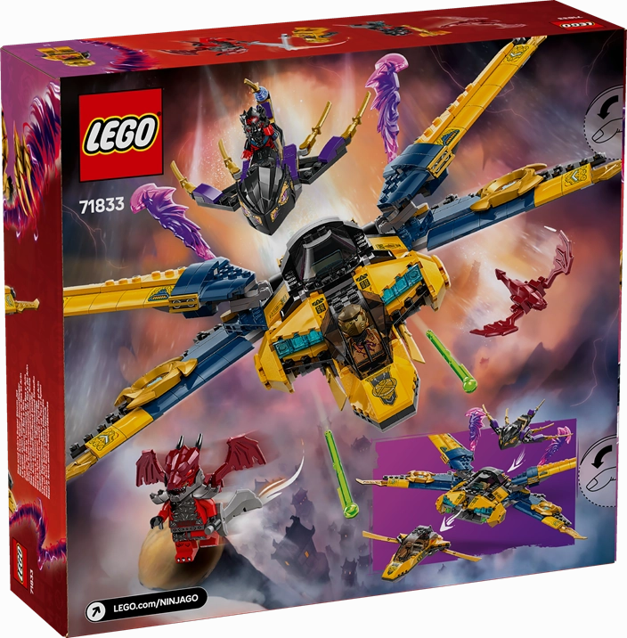 LEGO 71833 NINJAGO Ras And Arin's Super Storm Jet