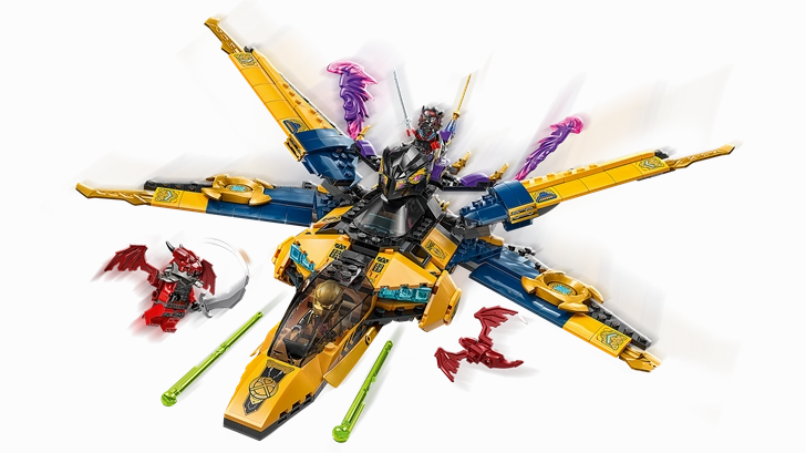 LEGO 71833 NINJAGO Ras And Arin's Super Storm Jet