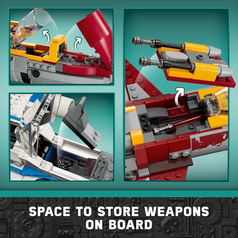 LEGO 75364 Star Wars New Republic E-Wing Vs. Shin Hatis Starfighter