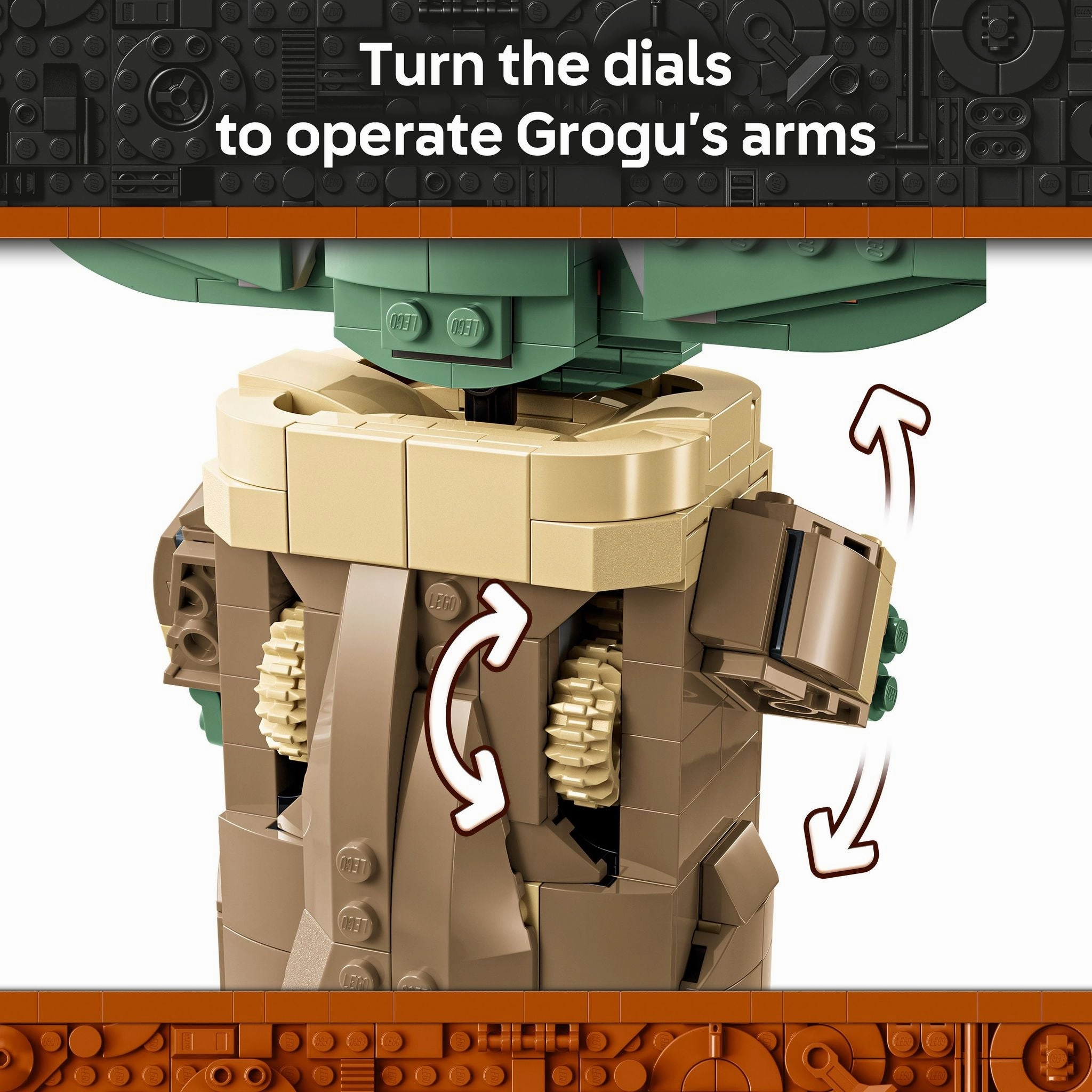 LEGO 75403 Star Wars Grogu with Hover Pram
