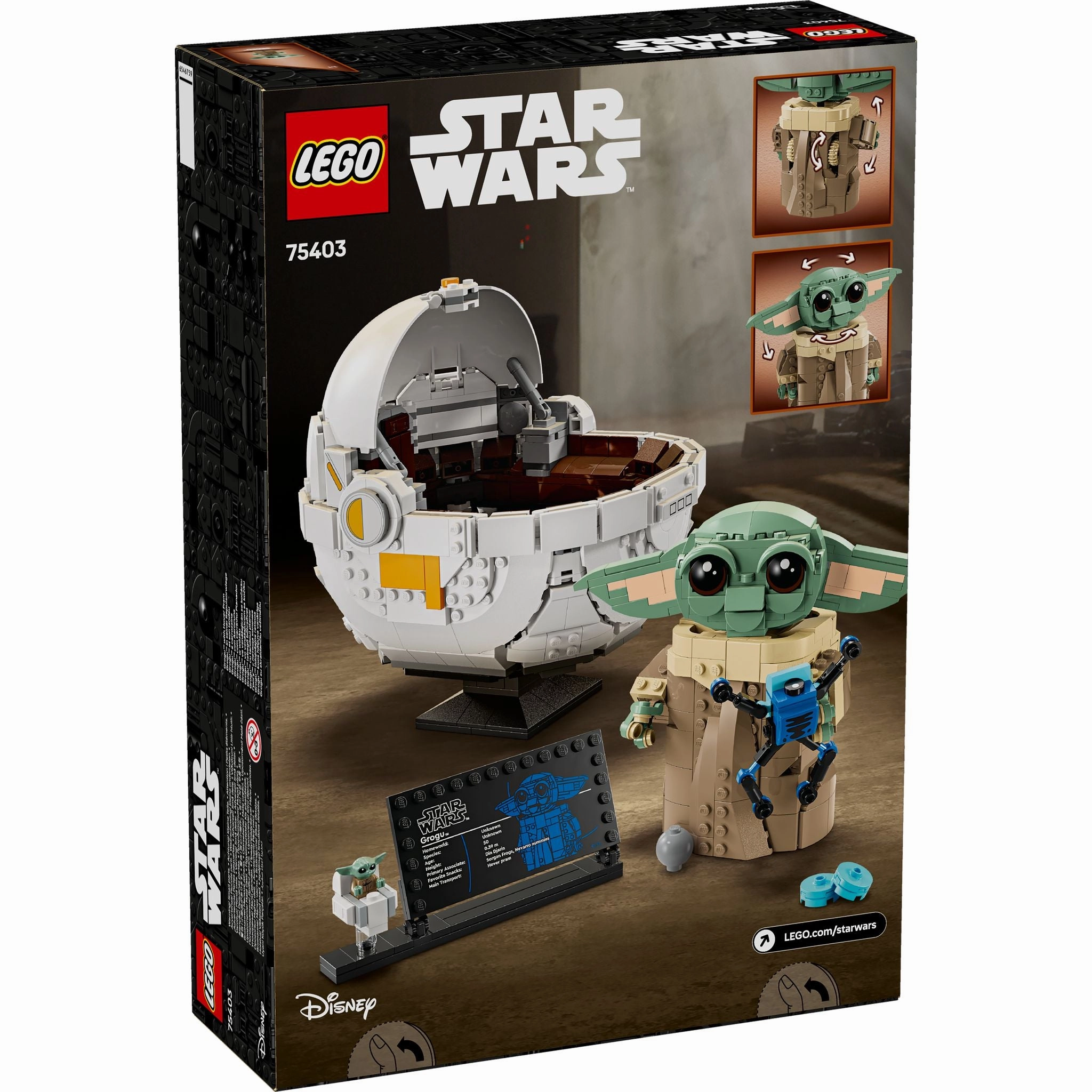 LEGO 75403 Star Wars Grogu with Hover Pram