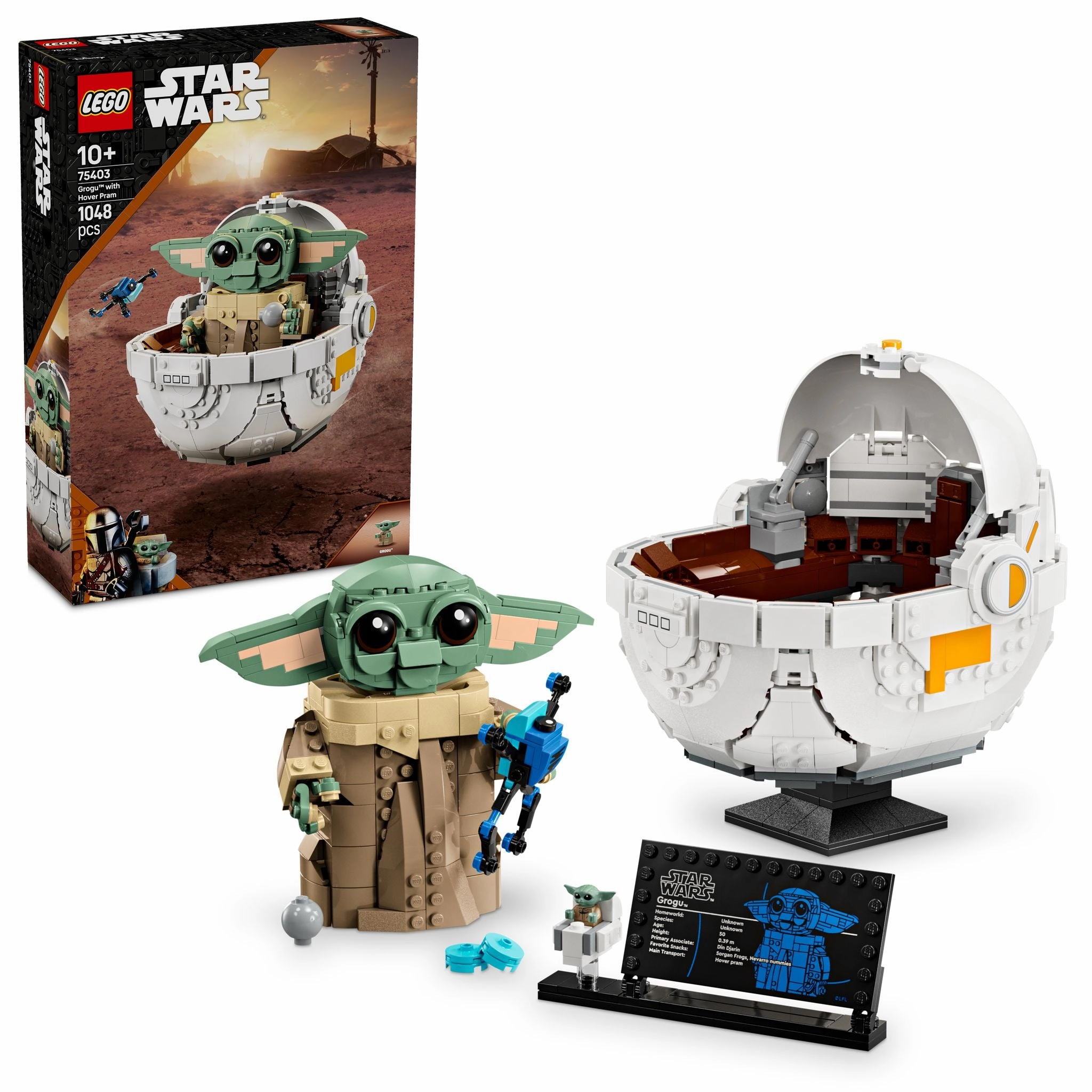 LEGO 75403 Star Wars Grogu with Hover Pram
