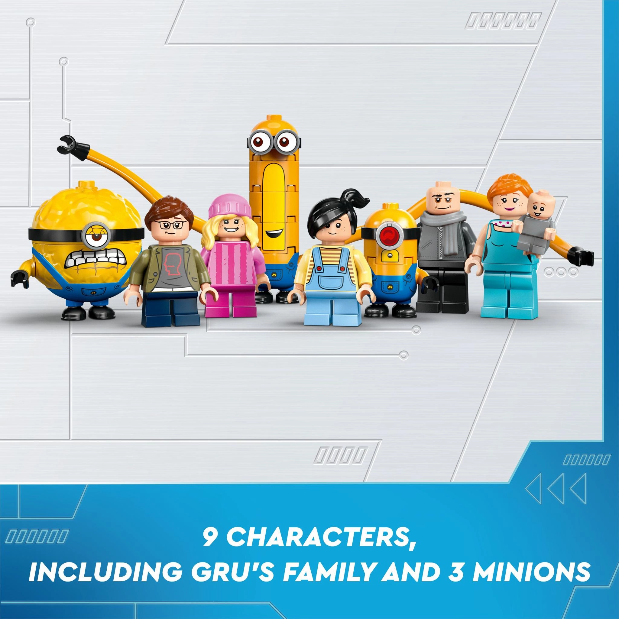 LEGO 75583 Despicable Me 4 Minions And Gru's Family Mansion