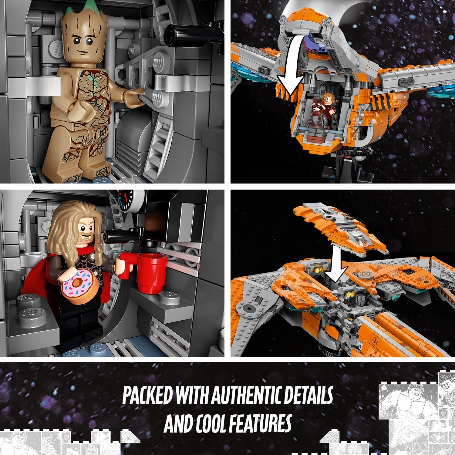 LEGO 76193 Super Heroes The Guardian's Ship