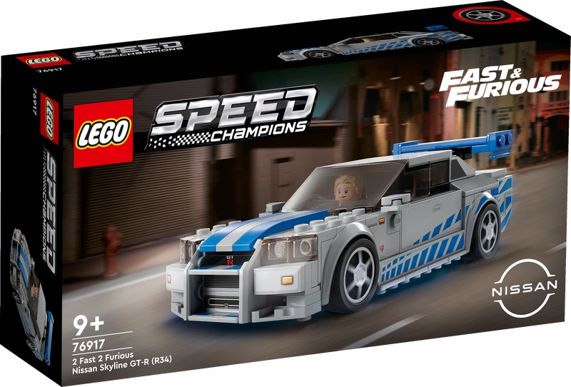 LEGO 76917 Speed Champions 2 Fast 2 Furious Nissan Skyline GT-R (R34)