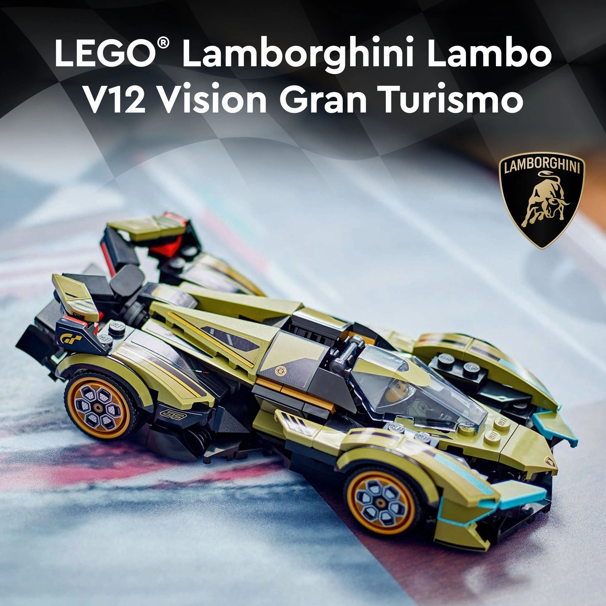 LEGO 76923 Speed Champions Lamborghini Lambo V12 Vision GT Super Car