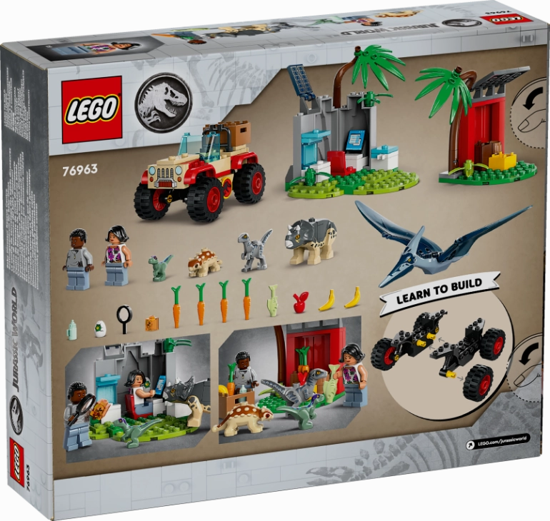 LEGO 76963 Jurassic World Baby Dinosaur Rescue Center