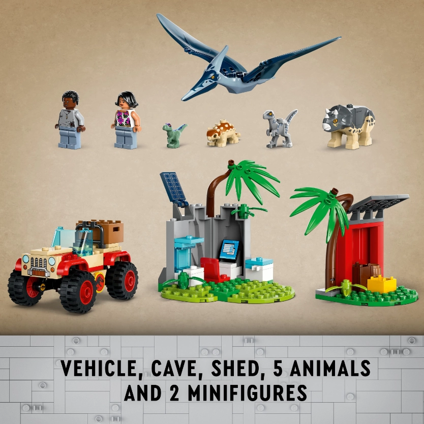 LEGO 76963 Jurassic World Baby Dinosaur Rescue Center
