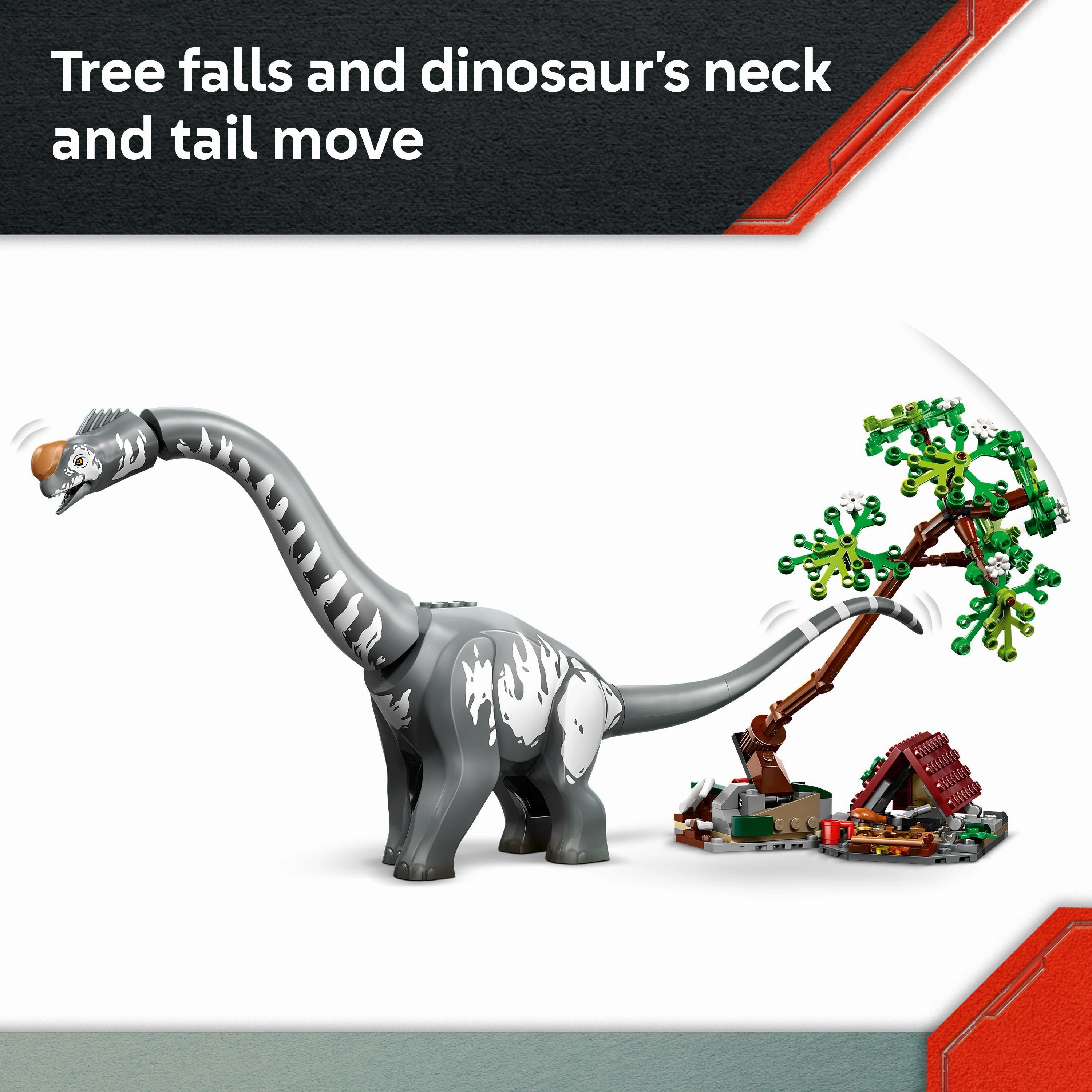 LEGO 76973 Jurassic World Raptor & Titanosaurus Tracking Mission