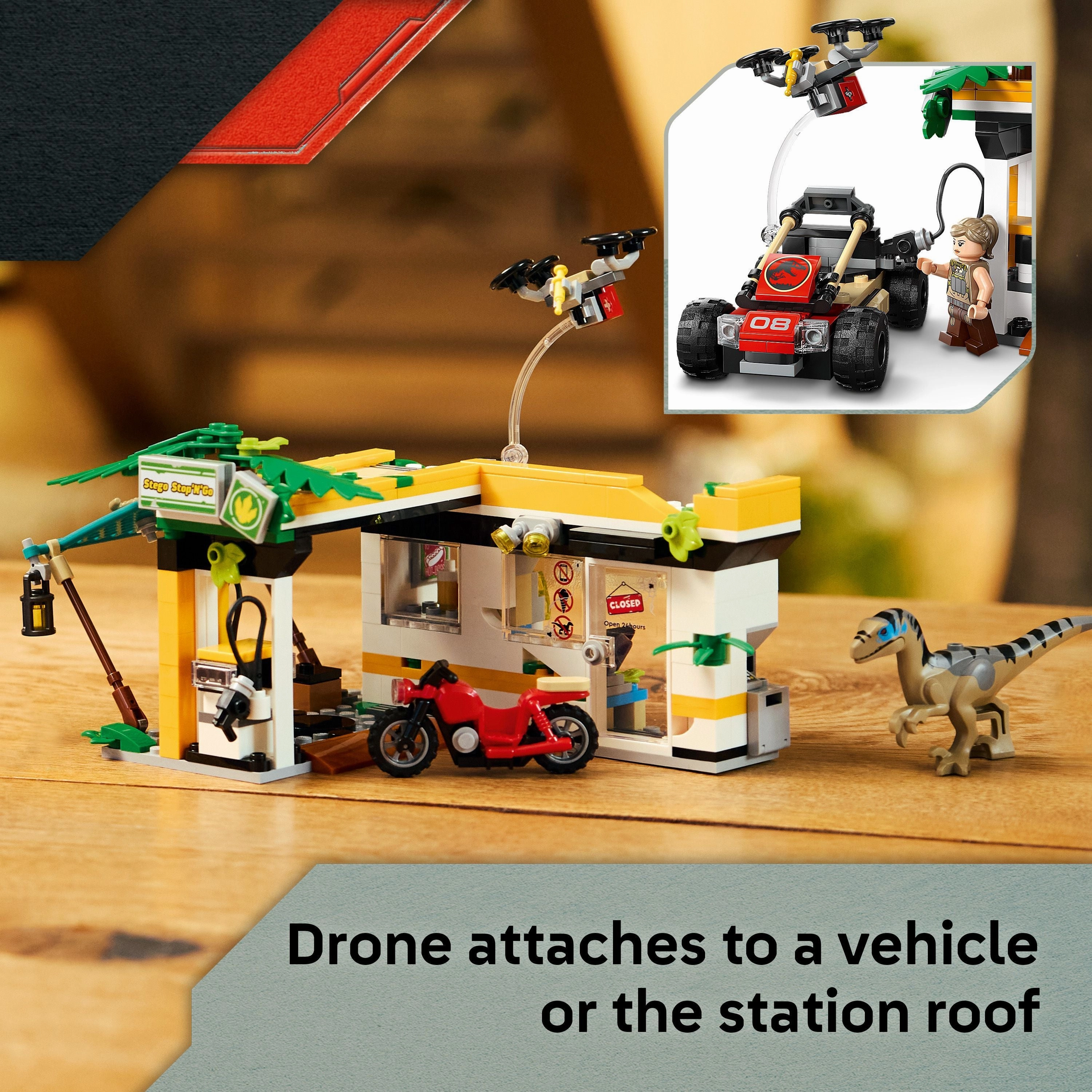 LEGO 76973 Jurassic World Raptor & Titanosaurus Tracking Mission