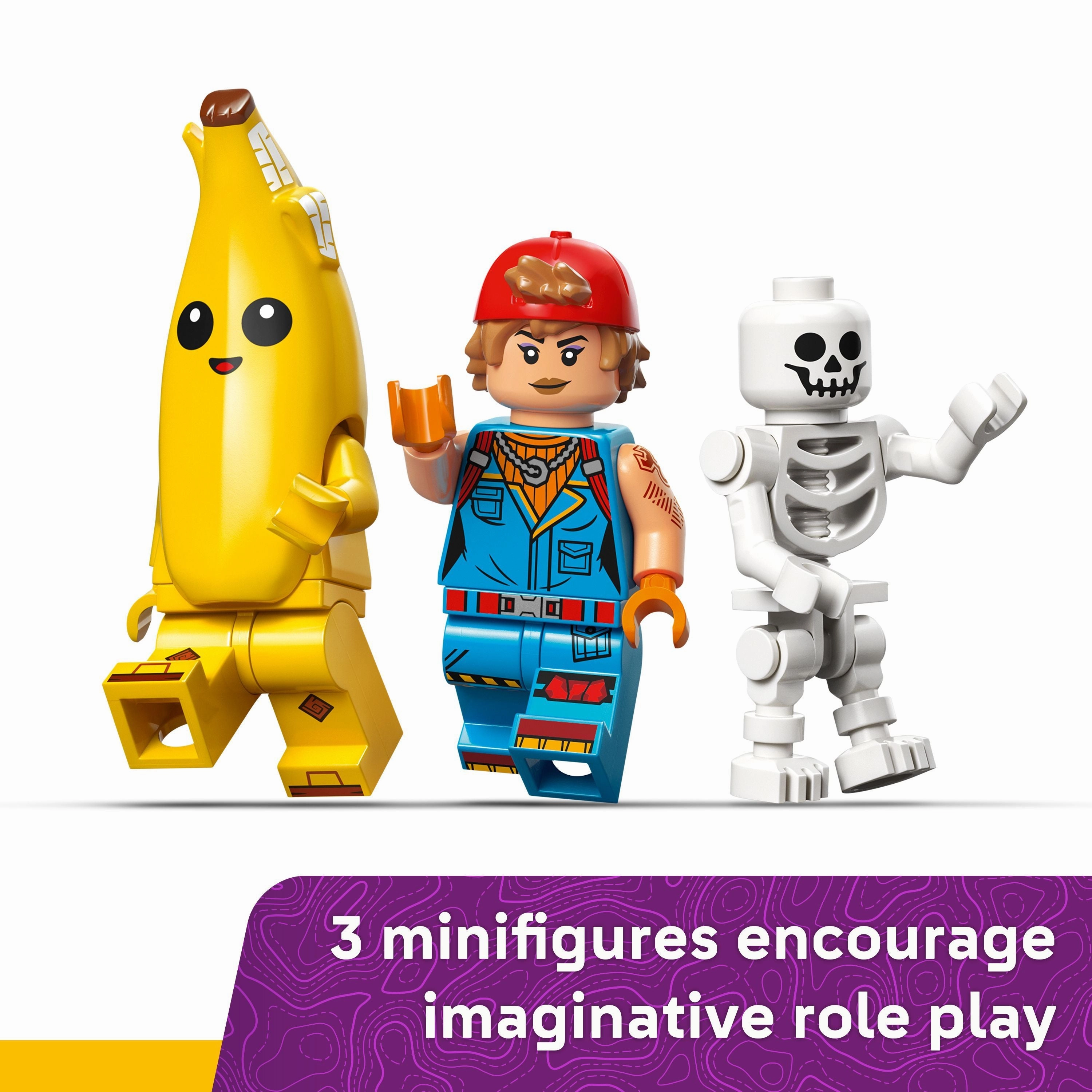 LEGO 77075 Fortnite Peely & Sparkplugs Camp