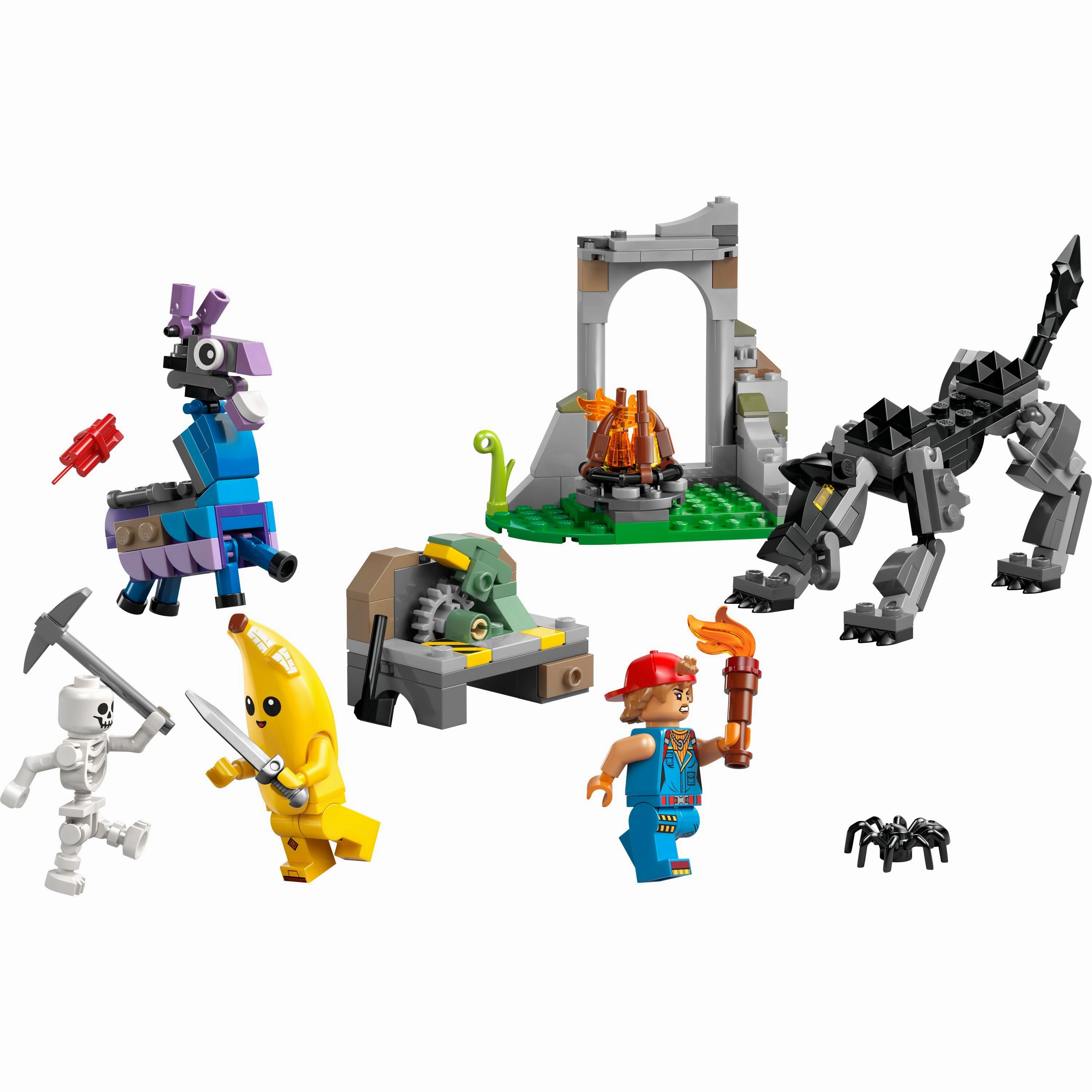 LEGO 77075 Fortnite Peely & Sparkplugs Camp