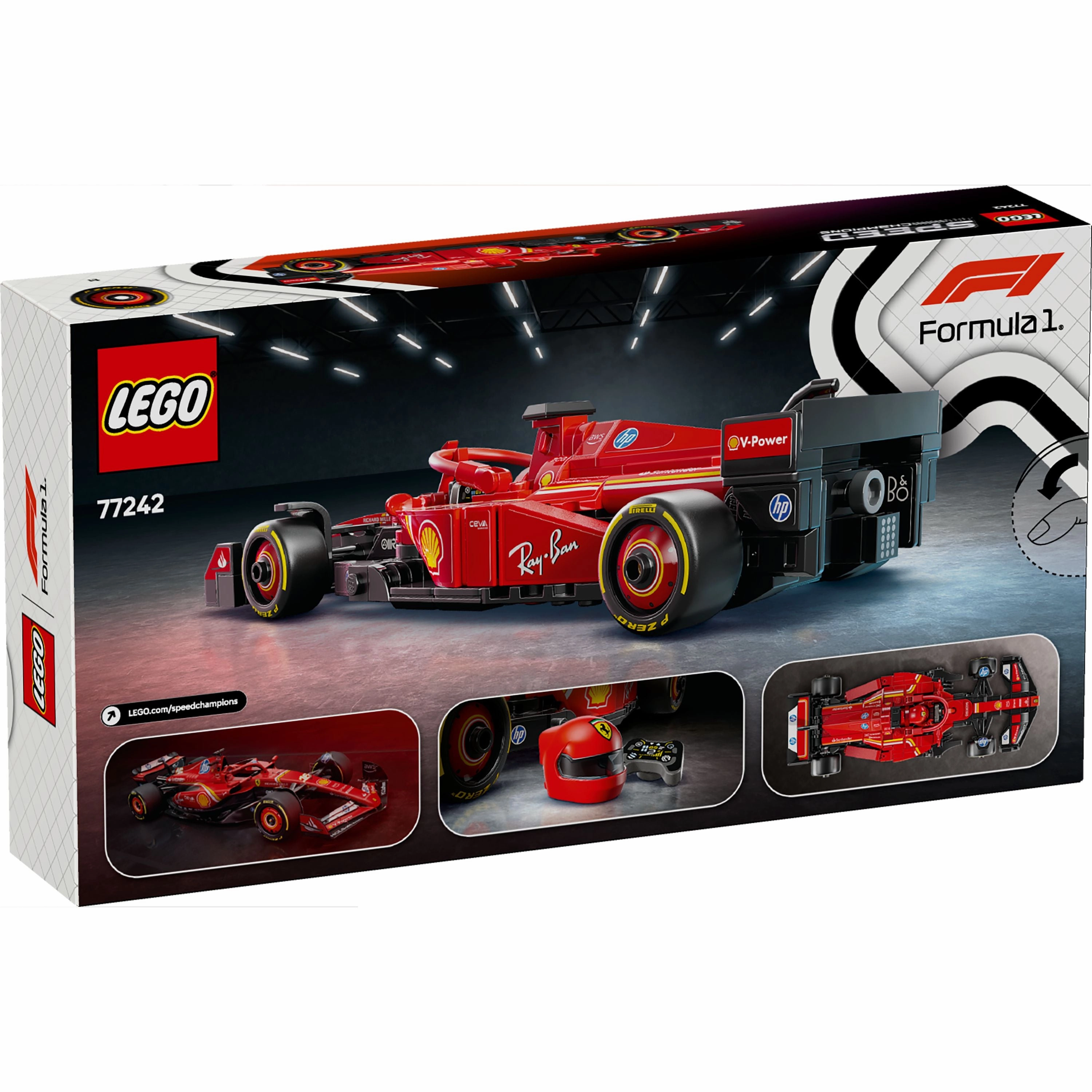 LEGO 77242 Speed Champions Ferrari SF-24 F1 Race Car