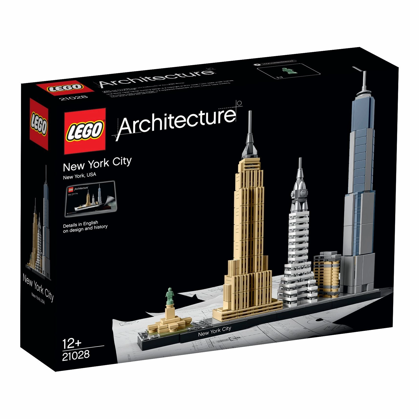 Lego Architecture 21028 New York City Skyline Model for Ages 12 and Up