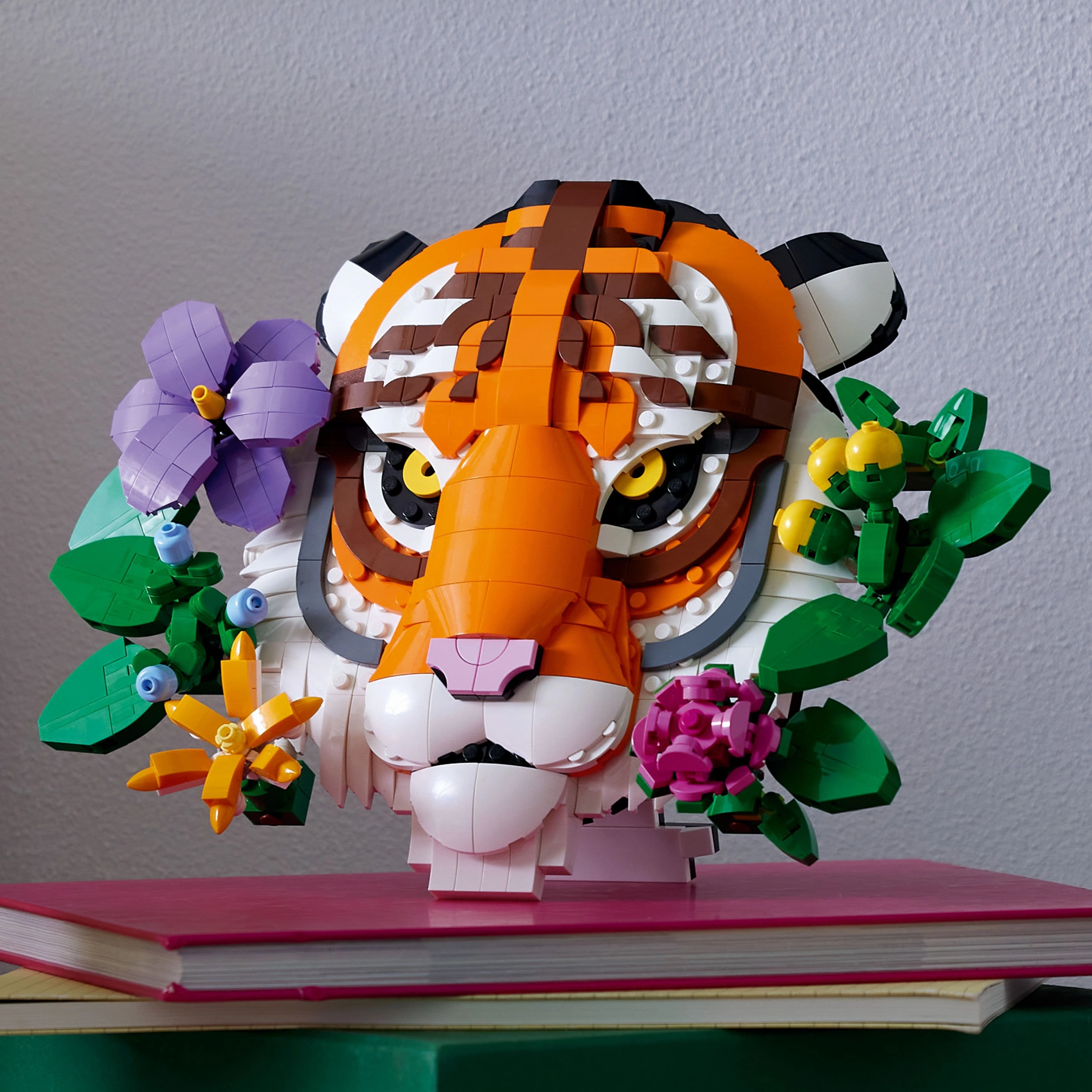 Lego Art 31217 The Fauna Collection - Tiger 3D Wall Art for Ages 18 