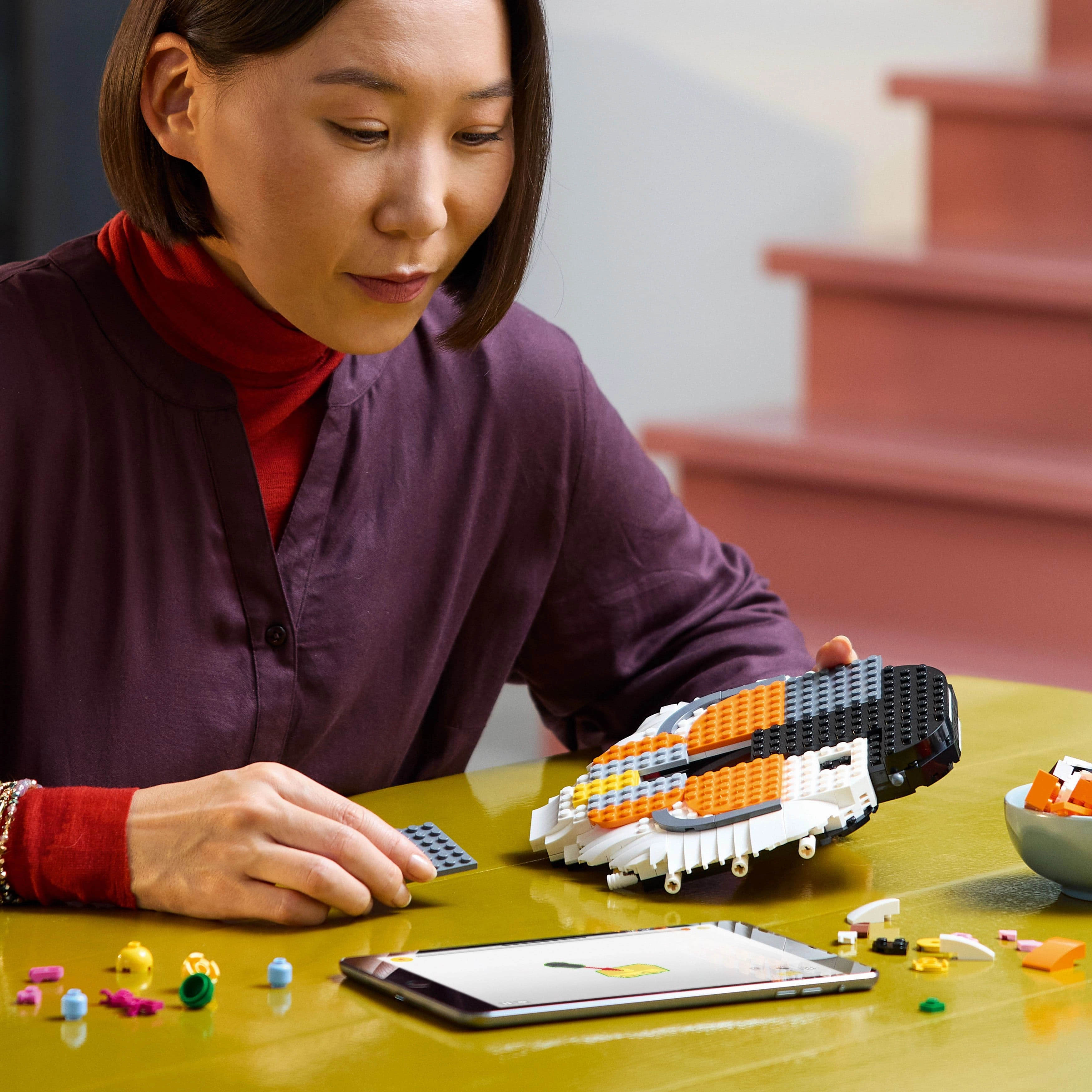 Lego Art 31217 The Fauna Collection - Tiger 3D Wall Art for Ages 18 