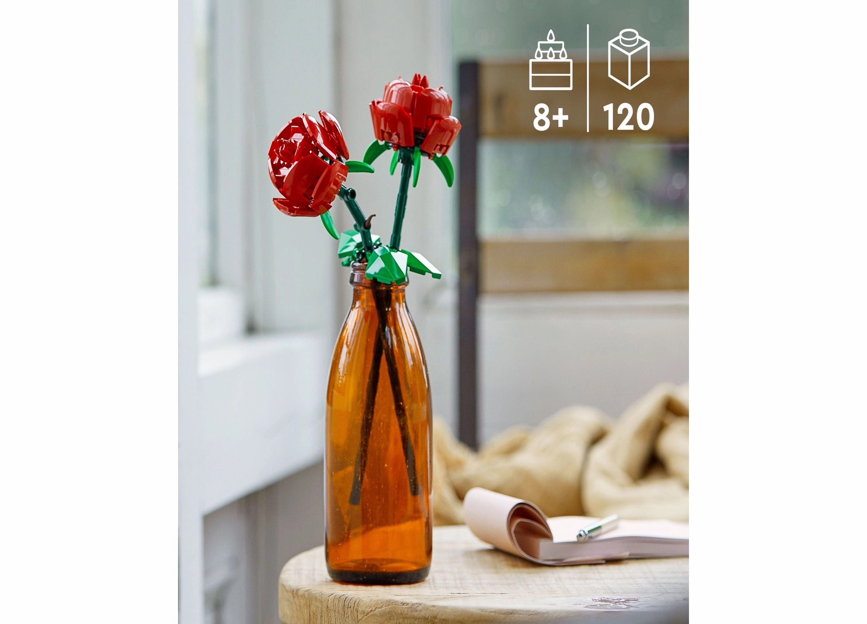 LEGO Botanical Collection: 40460 Roses Building Set - Romantic Red