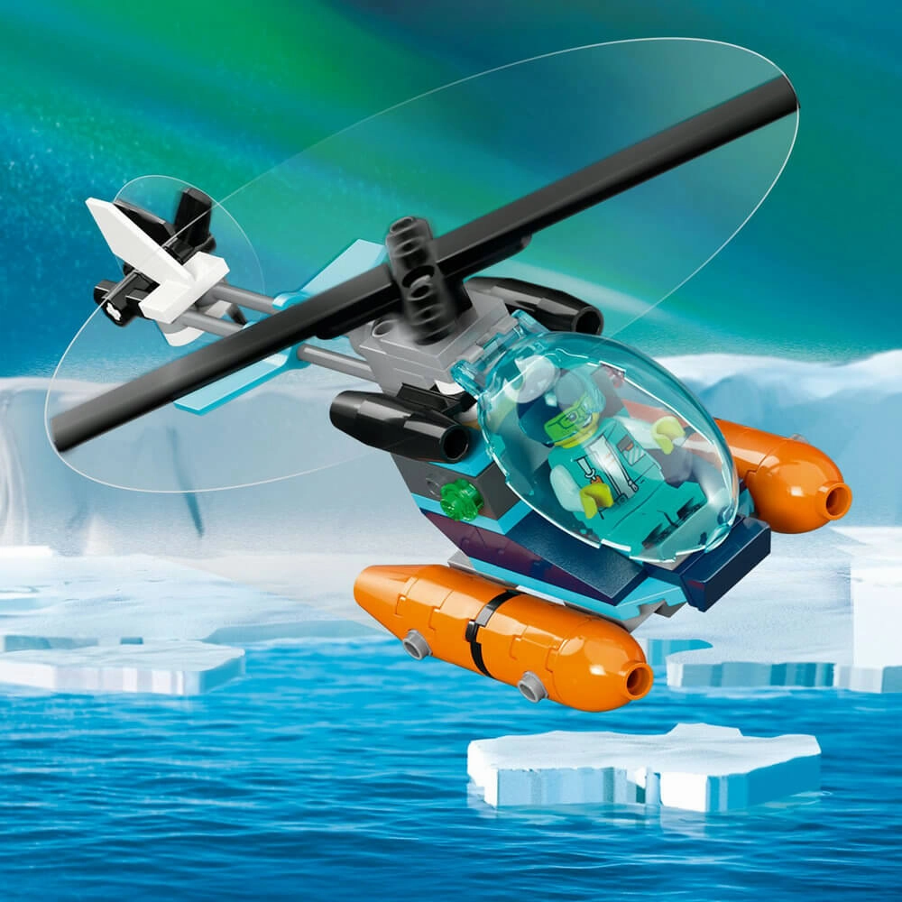 Lego City 60368 Artic Explorer Ship Floatable Toy Boat for Ages 7 & Up