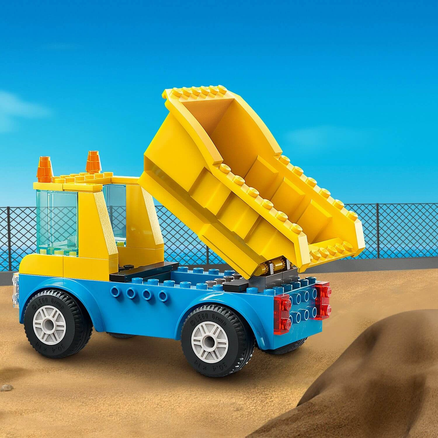 Lego City 60391 Construction Trucks & Wrecking Ball Crane for Ages 4 
