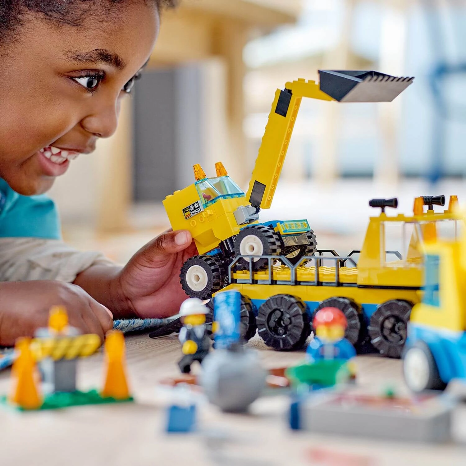 Lego City 60391 Construction Trucks & Wrecking Ball Crane for Ages 4 