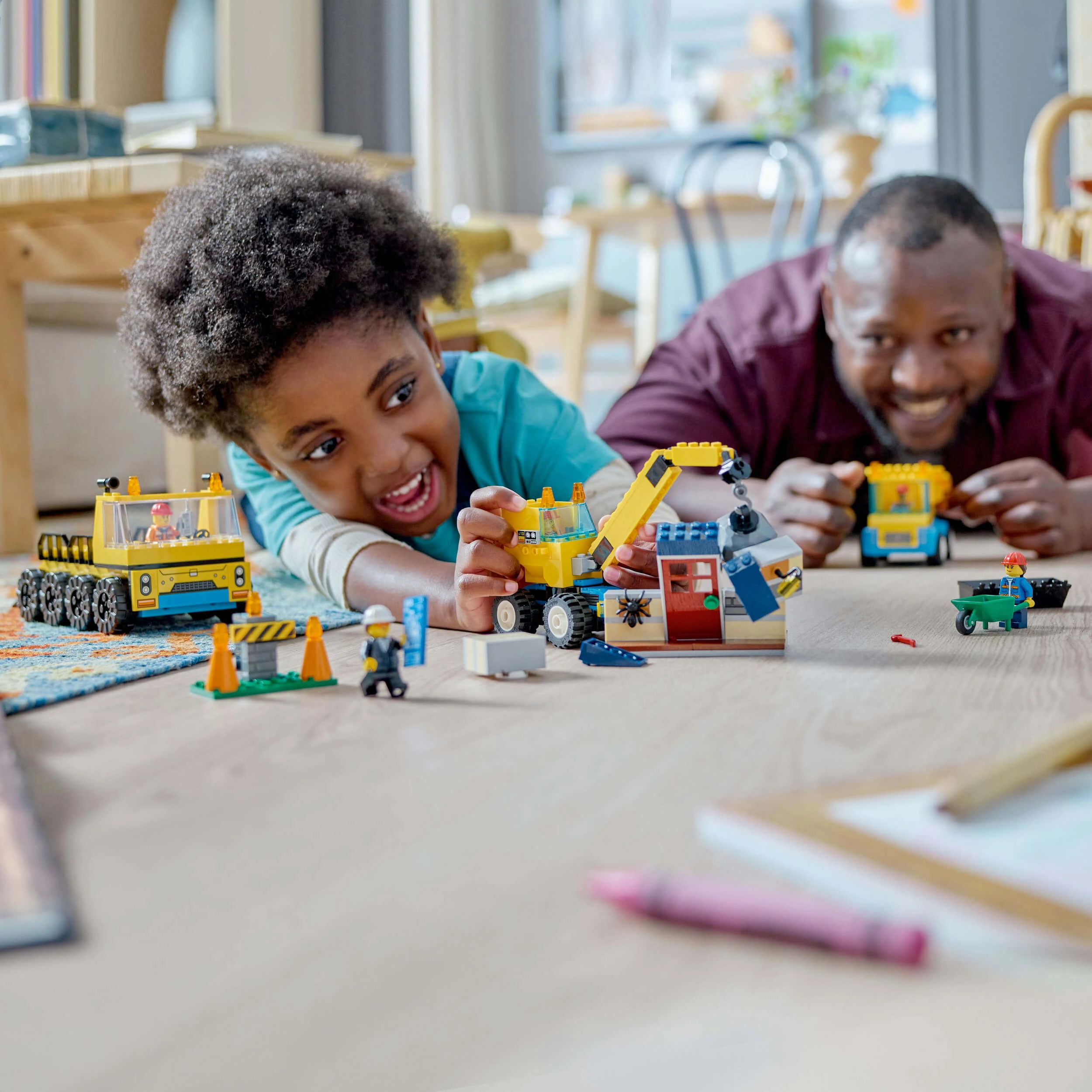 Lego City 60391 Construction Trucks & Wrecking Ball Crane for Ages 4 