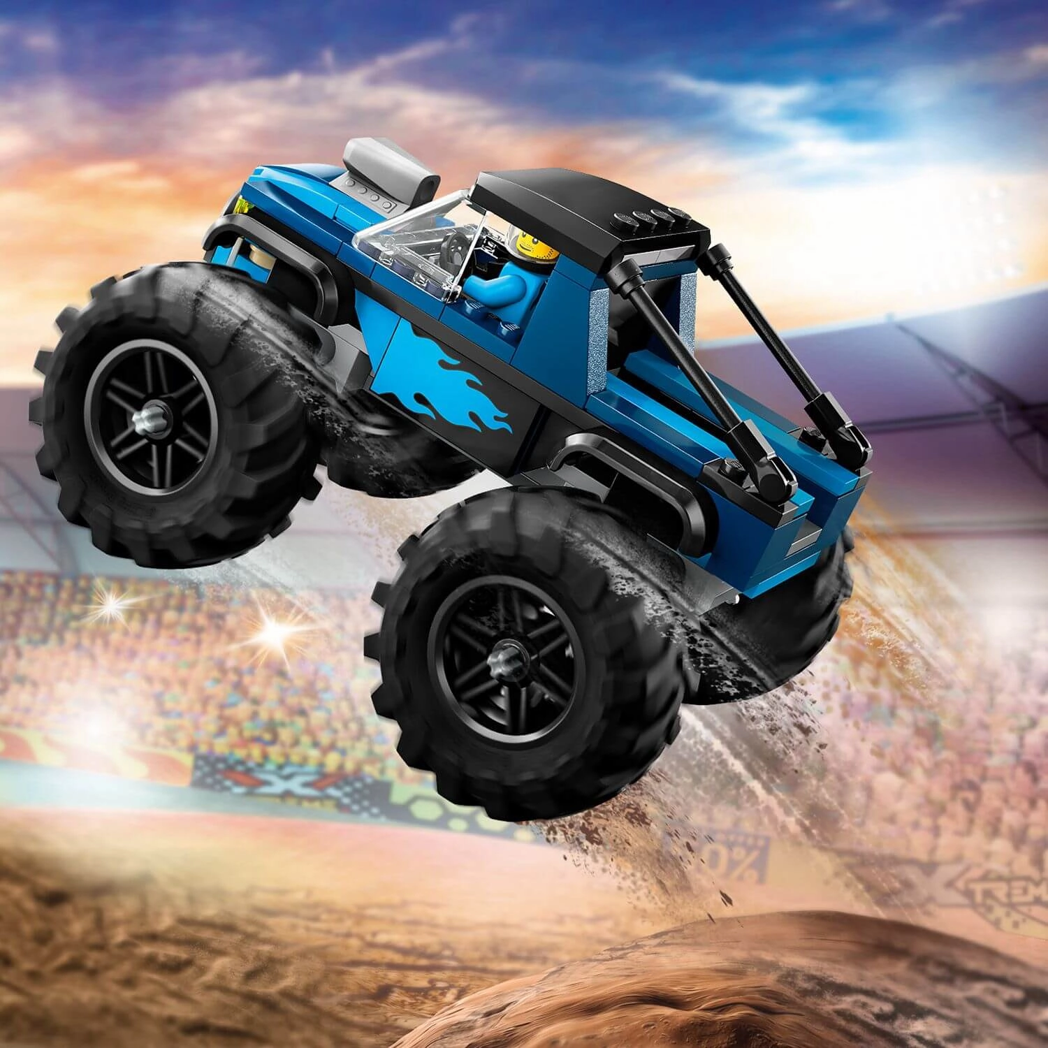 Lego City 60402 Blue Monster Truck Buildable Playset for Ages 5 and Up