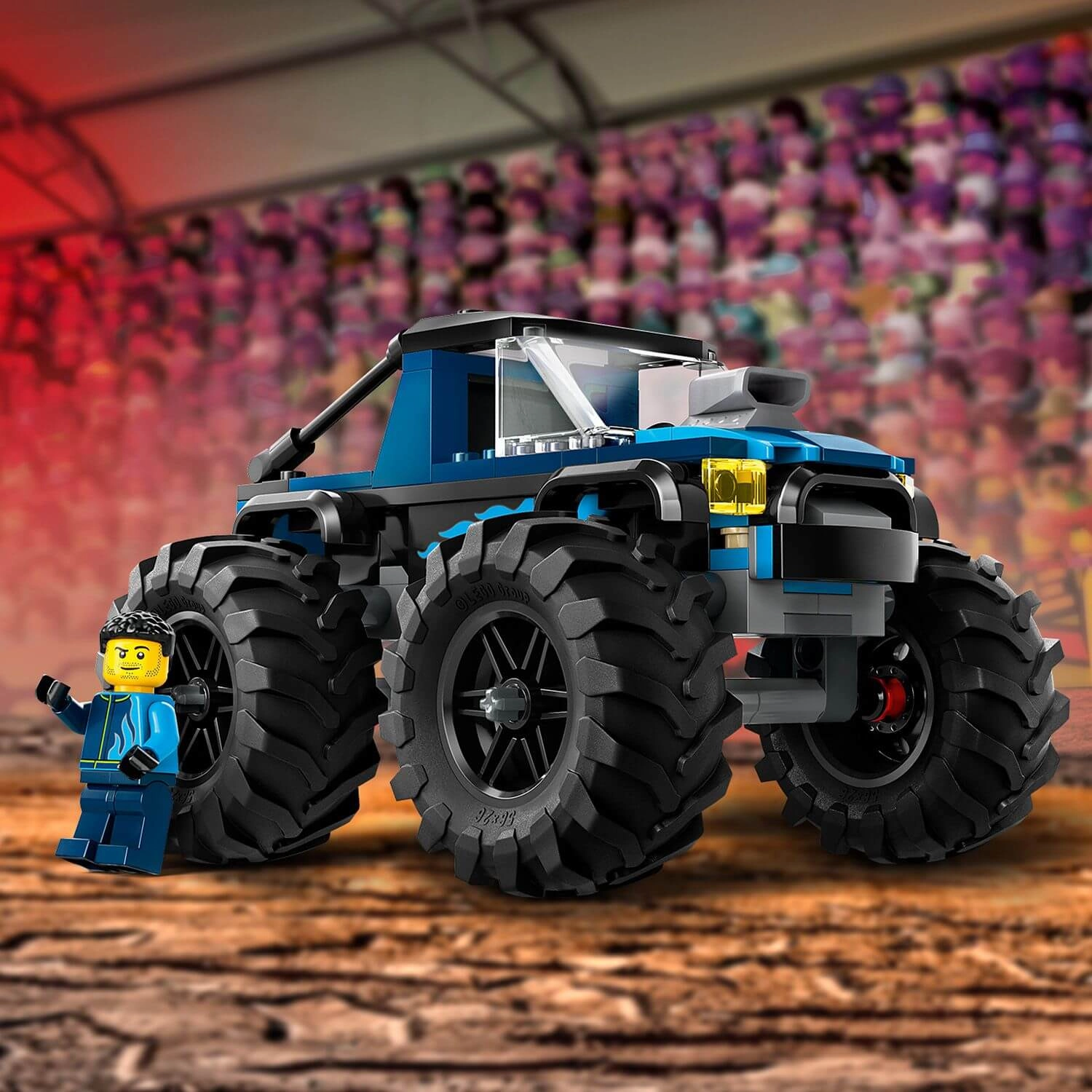 Lego City 60402 Blue Monster Truck Buildable Playset for Ages 5 and Up