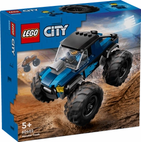 Lego City 60402 Blue Monster Truck Buildable Playset for Ages 5 and Up