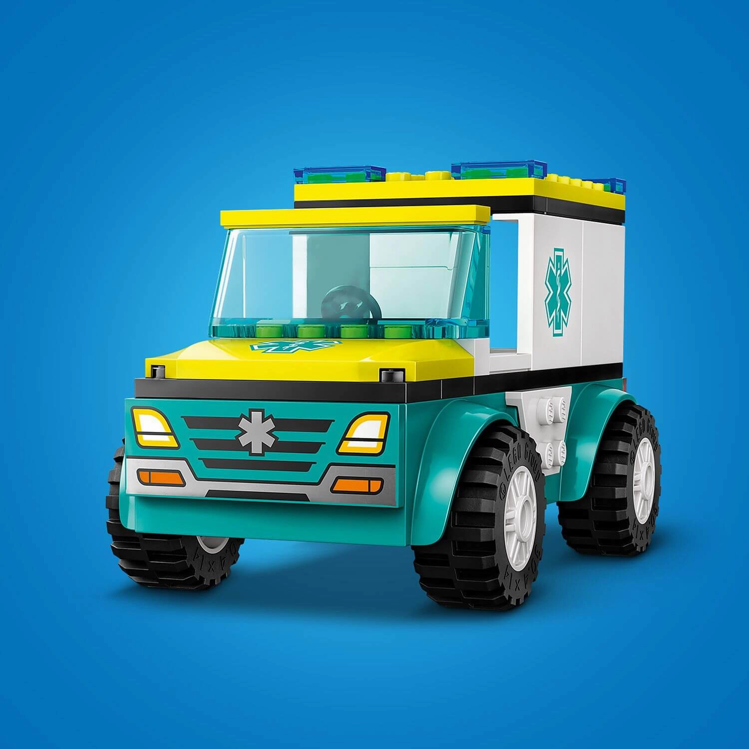 Lego City 60403 Emergency Ambulance and Snowboarder for Ages 4 and Up