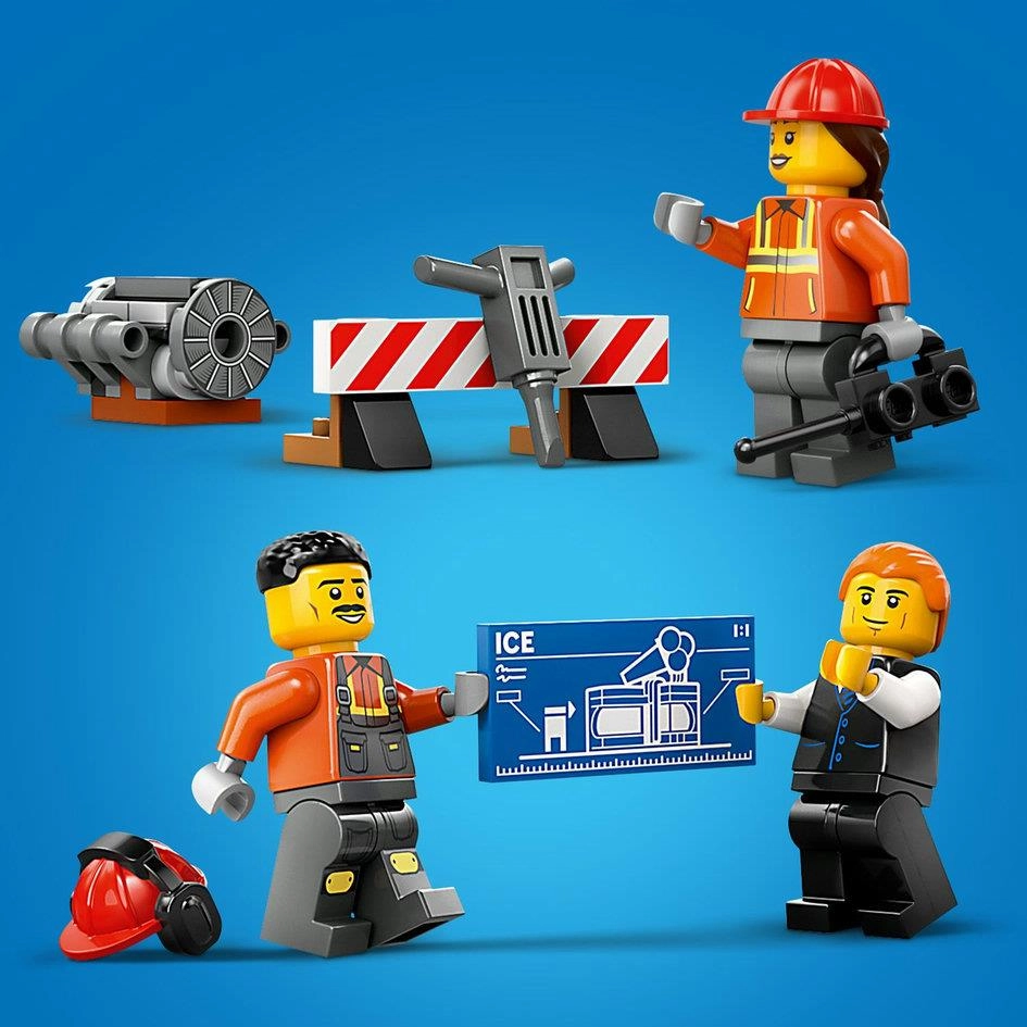 Lego City 60420 Yellow Construction Excavator Playset for Ages 8 & Up