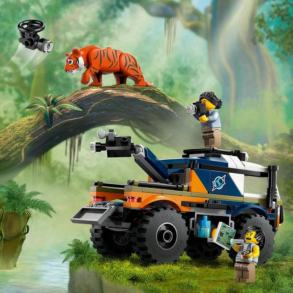 Lego City 60426 Jungle Explorer Off-Road Truck Playset for Ages 6 & Up