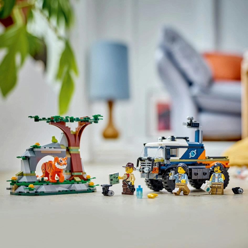 Lego City 60426 Jungle Explorer Off-Road Truck Playset for Ages 6 & Up