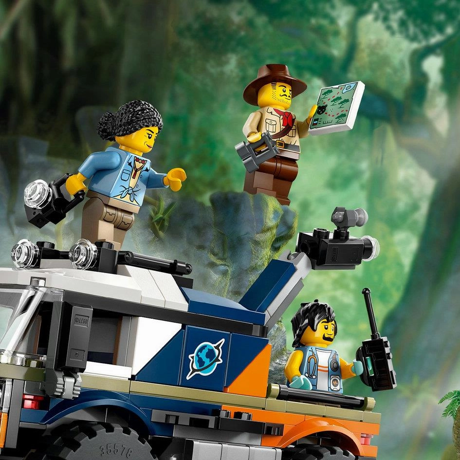 Lego City 60426 Jungle Explorer Off-Road Truck Playset for Ages 6 & Up