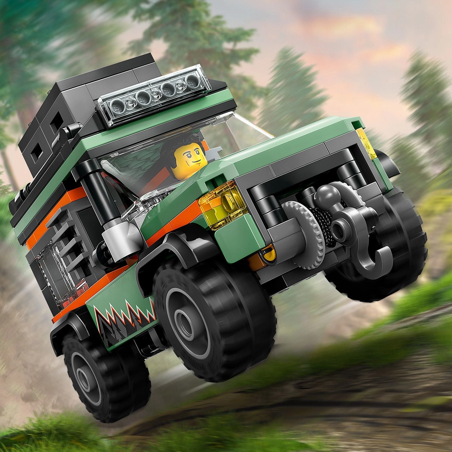 Lego City 60447 Off-Road 4x4 Mountain Truck Playset for Ages 6 and Up
