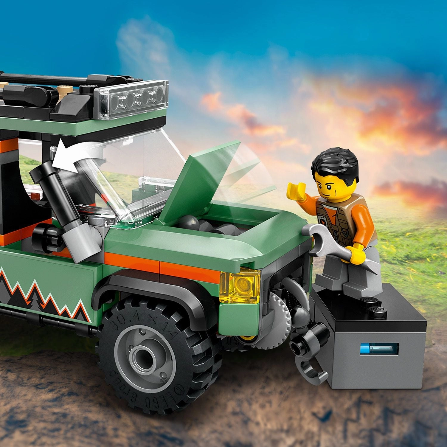 Lego City 60447 Off-Road 4x4 Mountain Truck Playset for Ages 6 and Up