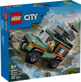 Lego City 60447 Off-Road 4x4 Mountain Truck Playset for Ages 6 and Up