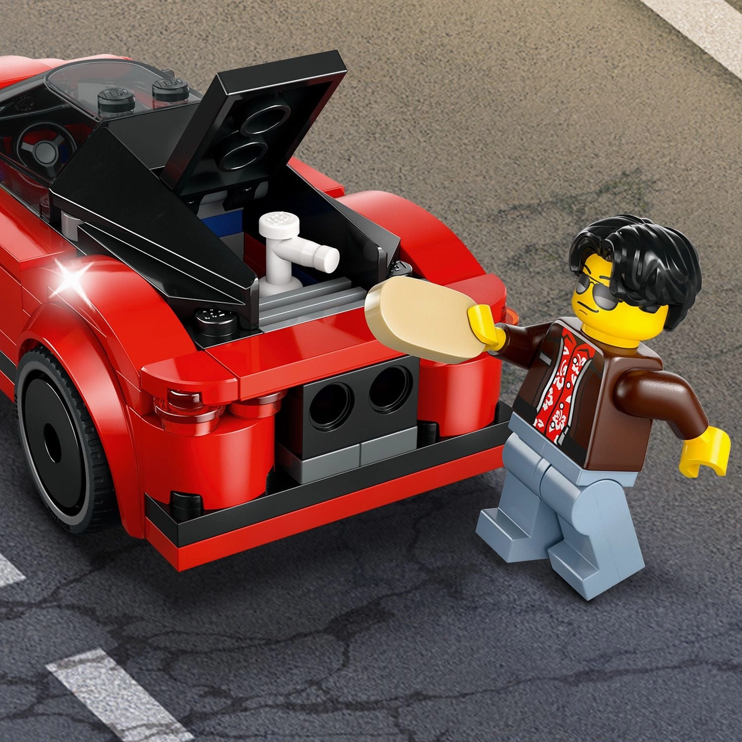 Lego City 60448 Red Sports Car Buildable Toy Playset for Ages 5 and Up